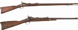 Two U.S. Springfield Trapdoor Long Guns