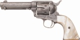 'X.I.T.' Engraved Antique Colt Black Powder Frame Revolver
