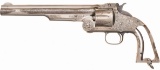 Engraved Smith & Wesson Model No. 3 American Revolver