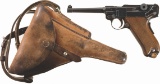 Bern Model 1906/24 Luger w/Hols., Ex. Mag