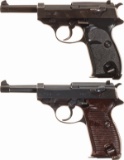 Two P.38 Semi-Automatic Pistols