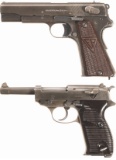 Two World War II Nazi Semi-Automatic Pistols