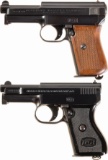 Two Mauser Semi-Automatic Pistols