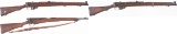 Three British Military Bolt Action Rifles