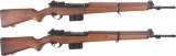 Two Luxembourg FN Model 1949 Semi-Auto Rifles