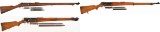 Three European Krag-Jorgensen Bolt Action Long Guns