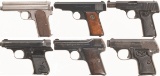 Six European Semi-Automatic Pistols