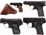 Four European Semi-Automatic Pistols