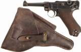 DWM 1921 Dated Police Luger Semi-Automatic Pistol with Holster