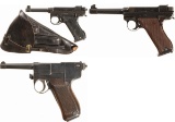 Three European Semi-Automatic Pistols