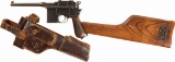 Mauser Broomhandle Pistol w/Stock and Harness