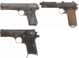 Three European Semi-Automatic Pistols