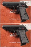 Two Consecutively Serialized Walther/Interarms PPK/S Pistols