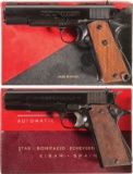 Two Boxed Spanish Semi-Automatic Pistols