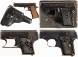 Four European Semi-Automatic Pistols