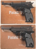 Two Boxed Walther Semi-Automatic Pistols