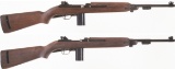 Two U.S. M1 Semi-Automatic Carbines