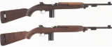 Two U.S. M1 Semi-Automatic Carbines