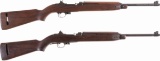 Two World War II U.S. Military Semi-Automatic Carbines