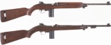 Two U.S. M1 Carbines