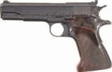Engraved Colt Commercial Government Model Semi-Automatic Pistol