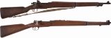 Two Military Bolt Action Longarms