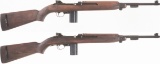 Two U.S. M1 Semi-Automatic Carbines with CMP Certificates