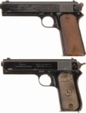 Two Early Colt Semi-Automatic Pistols