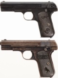 Two Colt Semi-Automatic Pistols