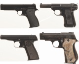 Four Semi-Automatic Pistols