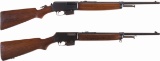 Two Winchester Semi-Automatic Rifles