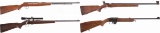 Four Rimfire Rifles