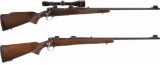 Two Pre-64 Winchester Model 70 Bolt Action Rifles