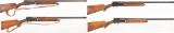 Four Engraved Belgian Browning Semi-Automatic Shotguns