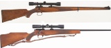 Two Scoped Sako Bolt Action Rifles