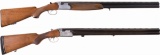 Two Engraved Beretta Over/Under Shotguns