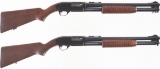 Two High Standard K-120 18-7 Slide Action Riot Shotguns