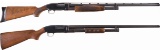 Two Winchester Slide Action Shotguns