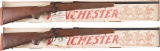 Two Boxed Winchester Model 70 Super Grade Rifles