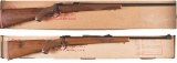 Two Ruger M77 Bolt Action Rifles with Boxes