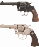 Two Colt New Service Double Action Revolvers