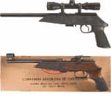 Two Bolt Action Pistols with Boxes