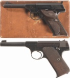 Two Colt Woodsman Sport Semi-Automatic Pistols