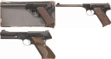 Three Colt Semi-Automatic Pistols