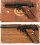 Two Boxed Colt Woodsman Semi-Automatic Pistols