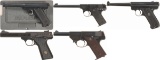 Five Semi-Automatic Pistols