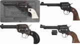 Four Ruger New Model Single-Six Revolvers