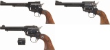 Three Ruger Single Action Revolvers
