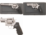 Three Ruger Double Action Revolvers