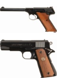 Two Colt Semi-Automatic Pistols